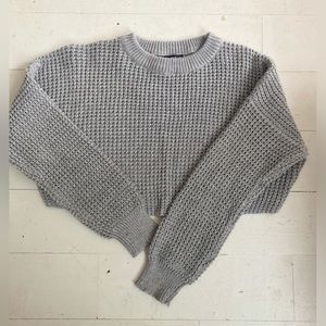 Women’s Cropped Knitted Sweater